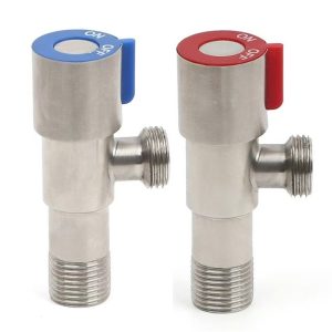 304 Stainless Steel Angle Valve (Hot & Cold Pair)