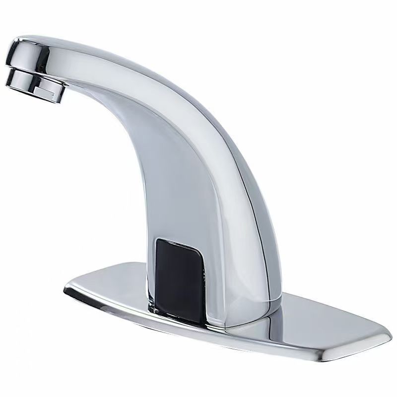 Chrome Exposed Sensor Urinal Flush Valve